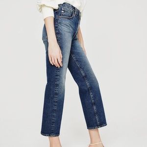 AG Adriano Goldschmied High Rise Pop Crop 360 Contour